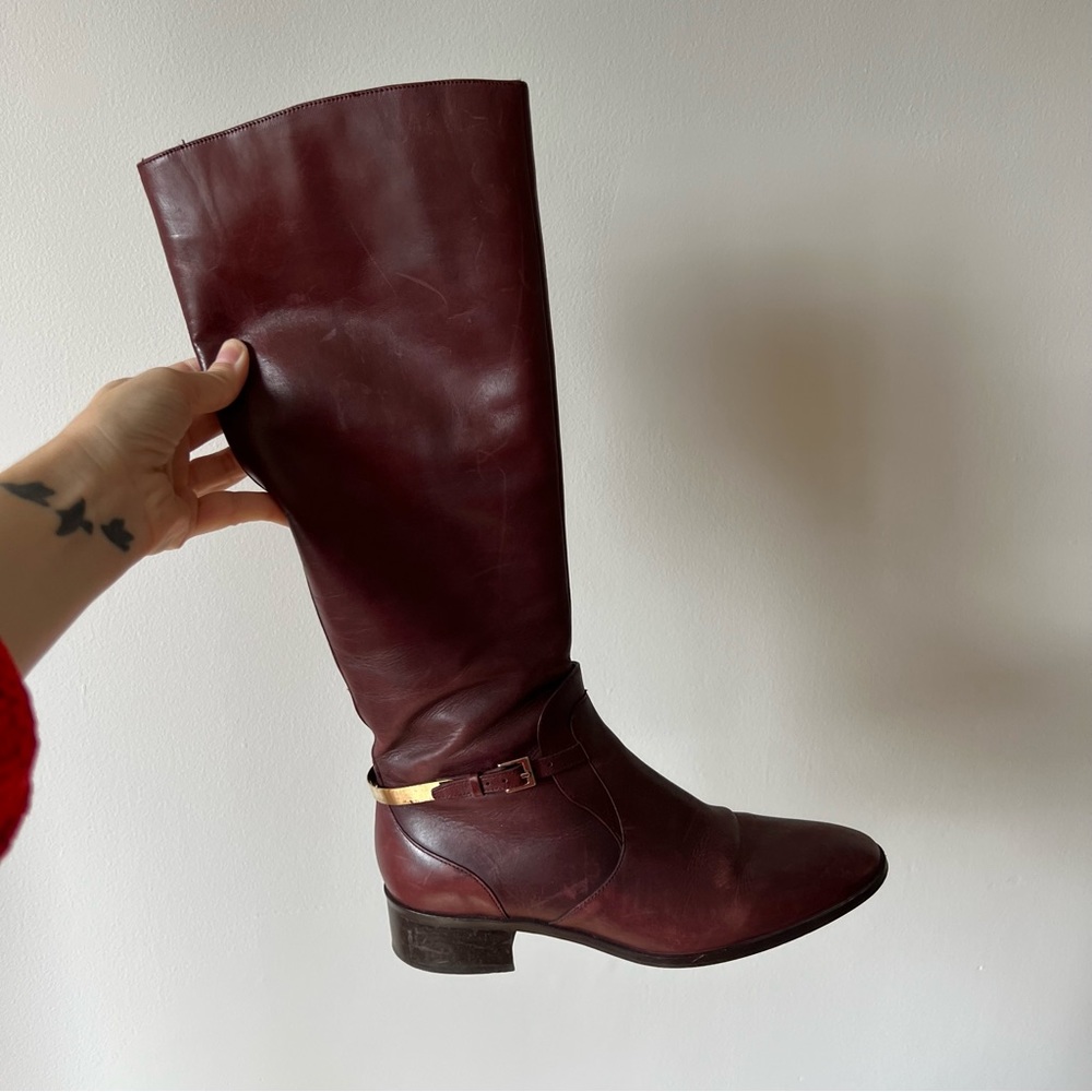 Bocage Brown Leather Boots Size 38